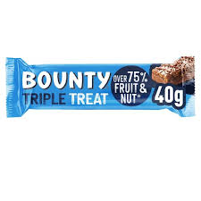 [A01752] Bounty triple treat fruit nut&chocolate 4x32g