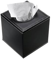 [A01760] Box Napkin Black