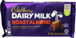 [A01944] Cadbury Dairy Milk Roast Almon 160g