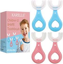 [A02246] Childrens U-Shaped Toothbrush 2-6y