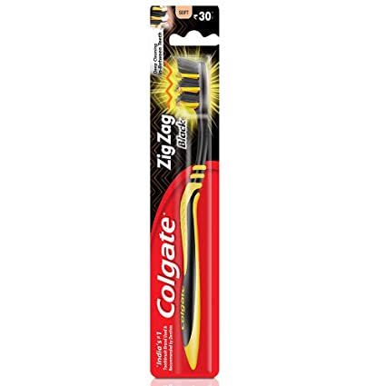 [A02500] Colgate Brush Sigzag Black