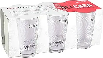 [A02955] DC1666 6 PCS  TAMBLER SET 8 0Z