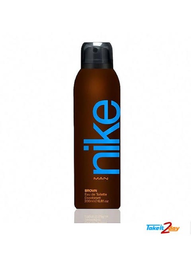 [A03178] Deo Nike Brown Adtion Spry 200m