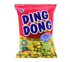 [A03516] Ding Dong Snack With Fava Mix Hot & Spicy 100g