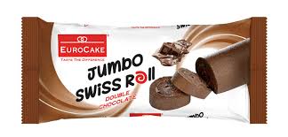 [A04006] Euro Cake Jumbo Chocolate Swiss Roll 50g
