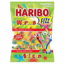[A05150] Haribo Worms fizz80g