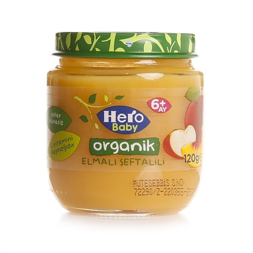 [A05363] Hero baby organik elmali seftalili 120g