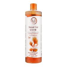 [A05824] Jood shower gel & scrub apricot mango rice milk 100m