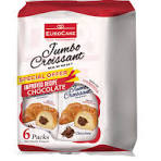 [A05865] Jumbo Crossaint chocolate 6 pcs