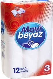 [A06966] Mavi beyaz 12r rulo