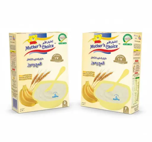 [A07356] Mothers choice cereal wheat+banana 250gr
