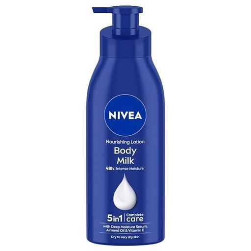 [A07719] Nivea body milk deep moisture & 5in1 care 400ml