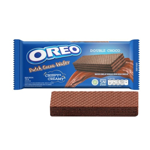 [A08113] Oreo duch cocoa wafer double choco 140.4g
