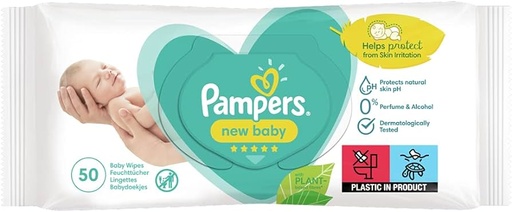 [A08223] Pampers new baby Wipes sensitive 50pc
