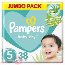 [A08227] Pampers Nr 5 38pcs