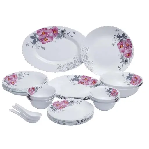 [A09738] RF-8982Opal Dinner Set 33PCS