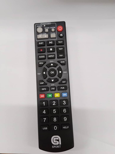 [A09859] Remote (Rimuud) Astaan Tv