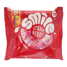 [A10800] Smile Strawberry Donut Cake 38g