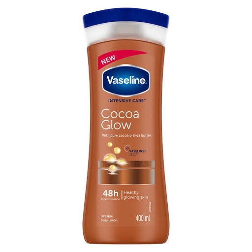 [A11824] Vaseline Body Lotion Cocoa Glow 400ml