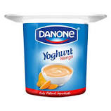 [A12240] Yoghurt Danone  mango 4pcs