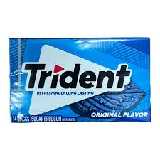 [A12494] Trident original flavor free gum 14sticks