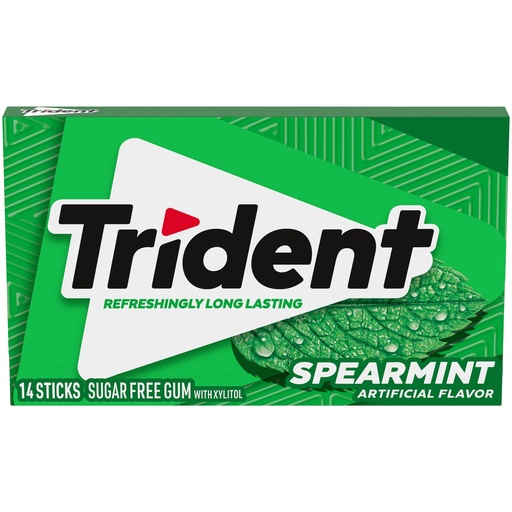 [A12537] Trident spearmint 14sticks