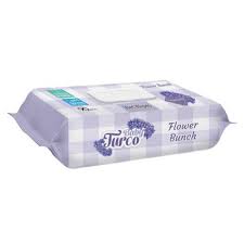 [A18415] Baby Turco Wet Wipes Flower Bunch Hyacinth/Freesia 90pcs