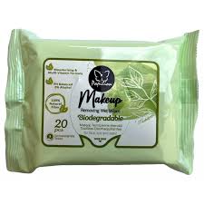 [A12602] Papilion Makeup Removing Wet Wipes Biodegradable 20pcs