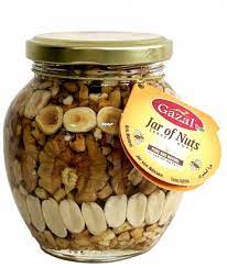 [A14153] Gazal Jar Of Nuts Pure And Nature 400g