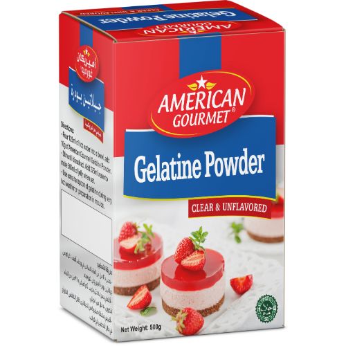 [A12797] American Gourmet Gelatine Powder 500g
