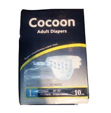 [A12866] Cocoon Adult Daipers L 10pcs