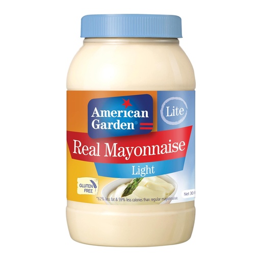 [A13225] American Garden Real Mayonnaise Light 887ml