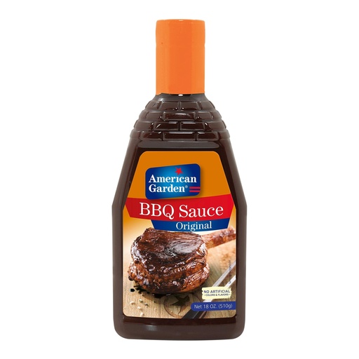 [A13164] American garden BBQ sauce original 18oz 510g