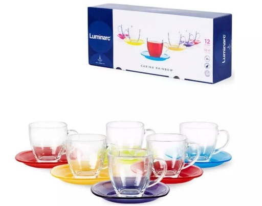 [A13400] Luminarc Rainbow 22ci 12pcs