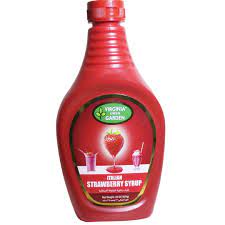 [A13654] Virginia Green Garden Italian Strawberry Syrup 624gr