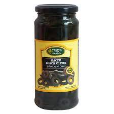 [A13709] Virginia green garden spanish black olives 3150gr