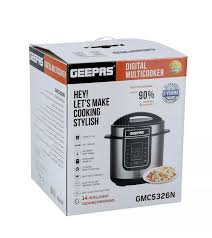 [A14112] Geepas  Digital Multicooker 6l Gmc5326n