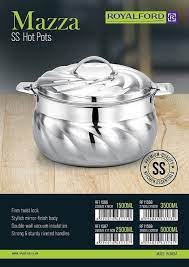 [A14098] Royalford Mazza Ss Hot Pot 5000ml Rf11569