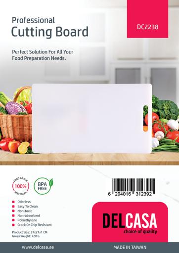 [A14208] Delcasa Professional Cutting Board Dc2238