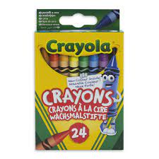 [A15001] Italo Wax Crayons 24pcs Mo013-24