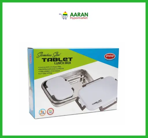 [A15697] Pratap Stainless Steel Tablet Lunch Box Ppc-57