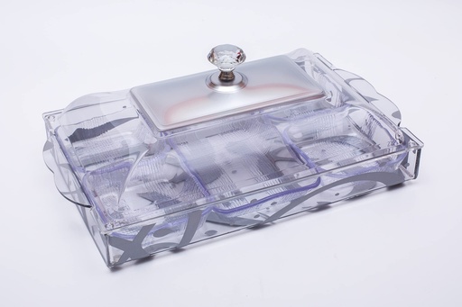 [A15739] Taliona candy box w/5 inner bowls gold ti0113671/6