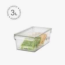 [A15857] Iman Kitchen Ware Clear Storage Organizer 3l
