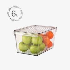 [A15860] Iman Kitchen Ware Clear Storage Organizer 6l