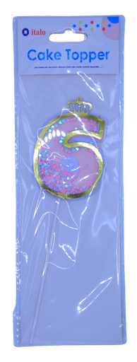 [A16051] Italo Cake Topper Pt-1028