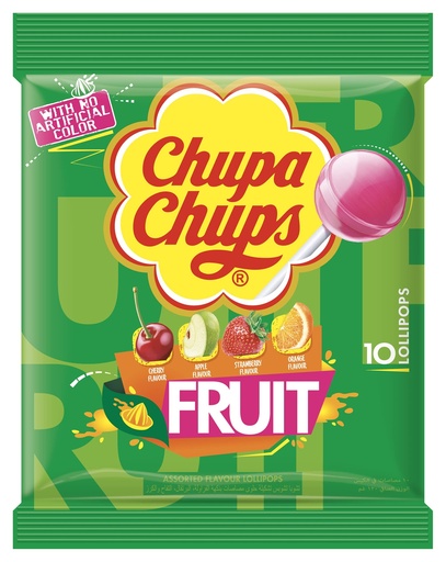 [A16379] Chupa chups fruit 10 units 120ge