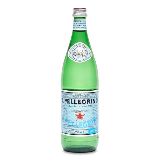 [A16418] S.pellecrino sparkling natural mineral water 750mle