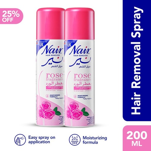 [A16511] Nair hair remover spray rose  200ml