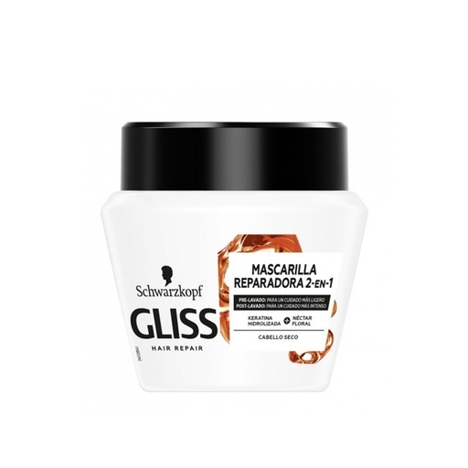 [A16601] Gliss hair repair 300ml reparadora 2in 1
