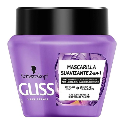 [A16647] Gliss hair repair mascarilla suavizante2en-1 300ml